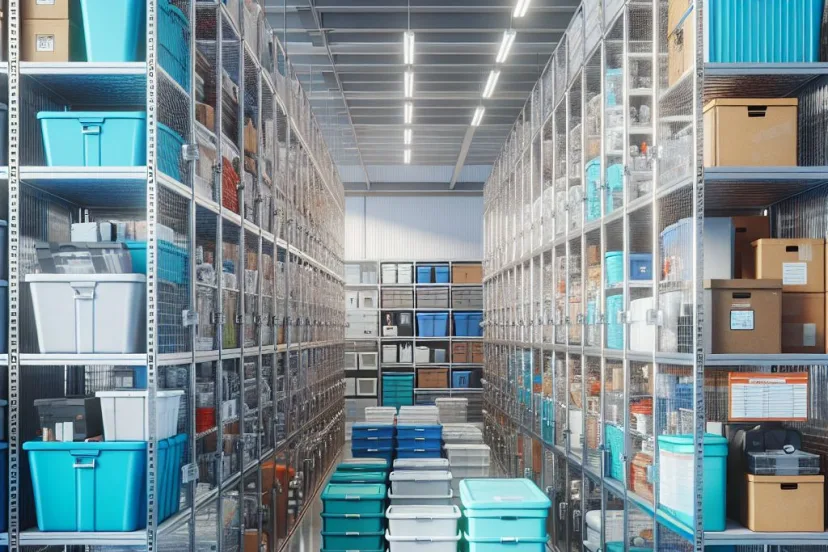 Plastic bins for self storage