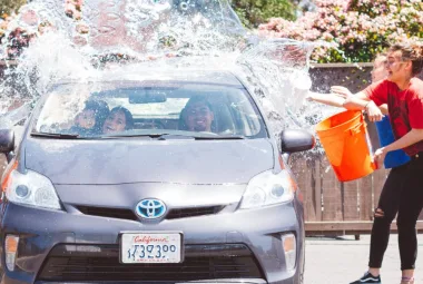 hand car wash is always fun